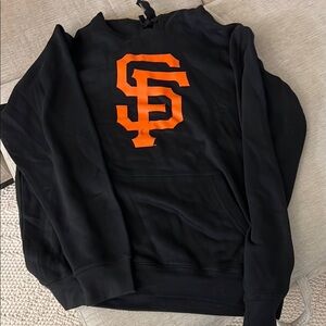 MLB Black and Orange Women's Sweater